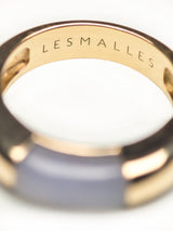 Bague "DEUX" Or Jaune & Or Rose