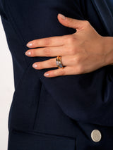 Bague "DEUX" Or Jaune